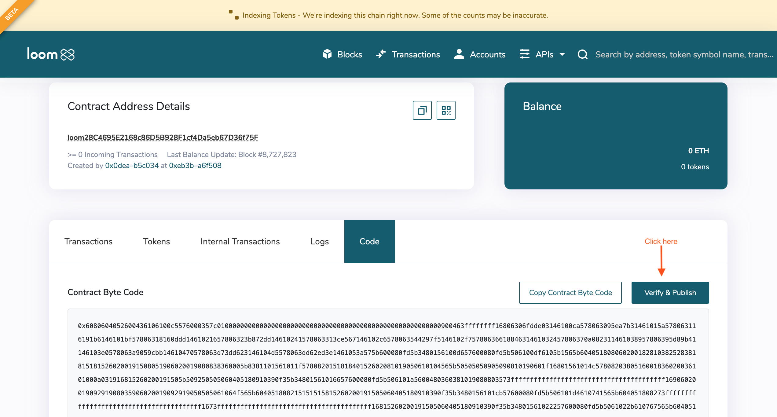 Verify and Publish